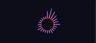 Radial visualizer: the spectrum wrapped into a circle, radiating out from the centre