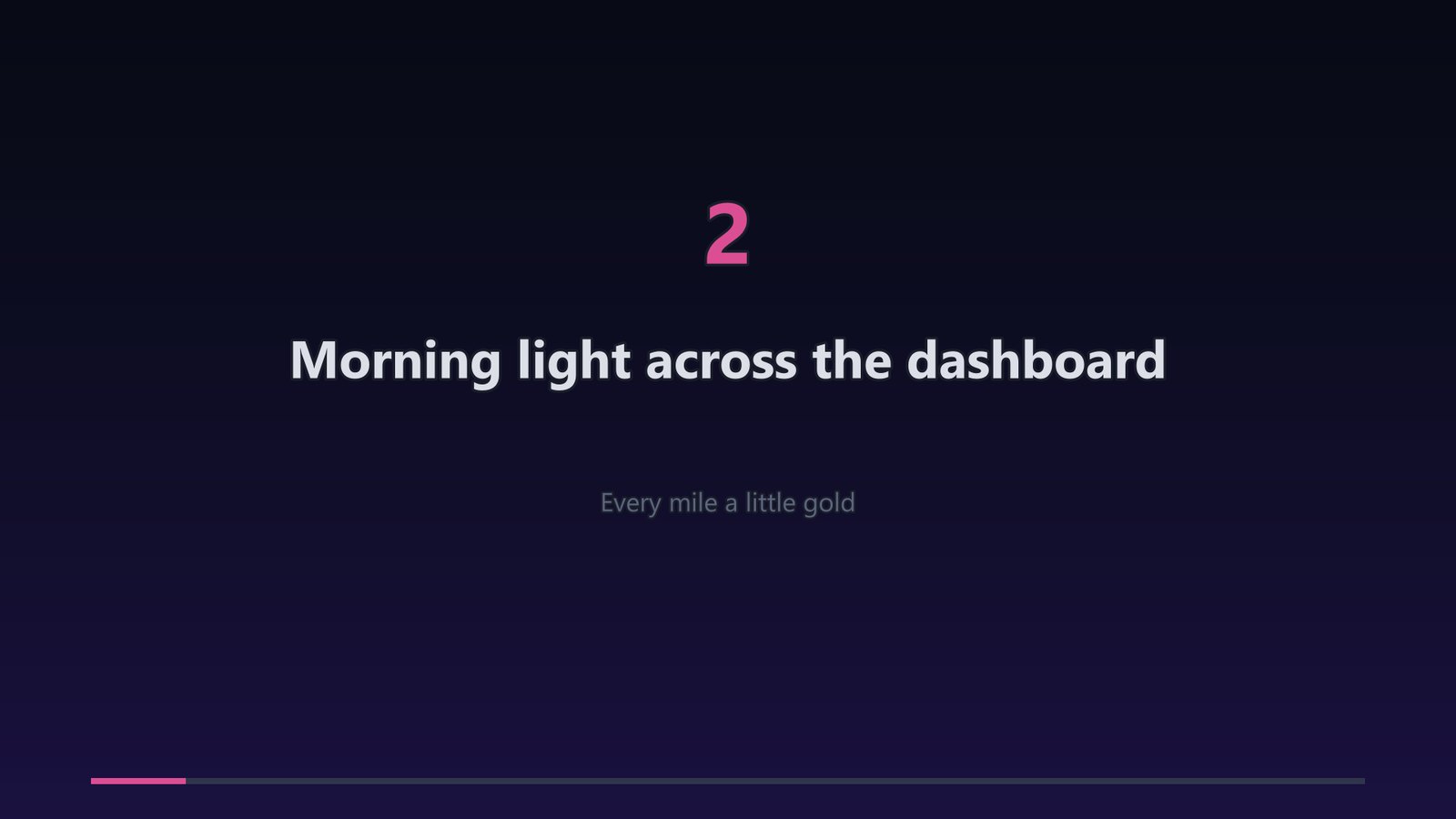 Full-screen karaoke on the television with the count-in number before the first line